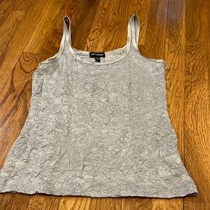 Silver Bebe Crinkle Top